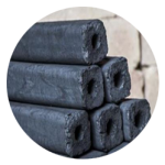 Carbonized briquettes